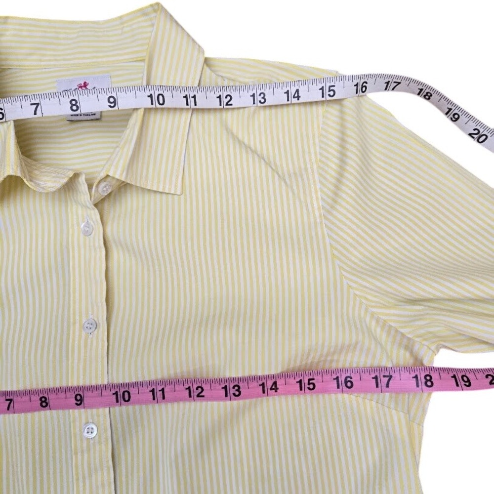 J. Crew Haberdashery Cotton Lycra Stretch Button Up Shirt Womens Sz TM - Picture 6 of 8